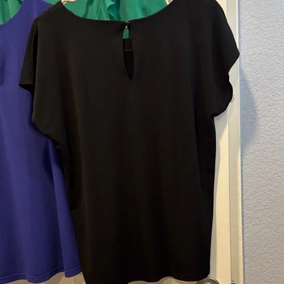 Banana Republic Women's Ruffle Blouses - Blue, Black, Green - Picture 7 of 9